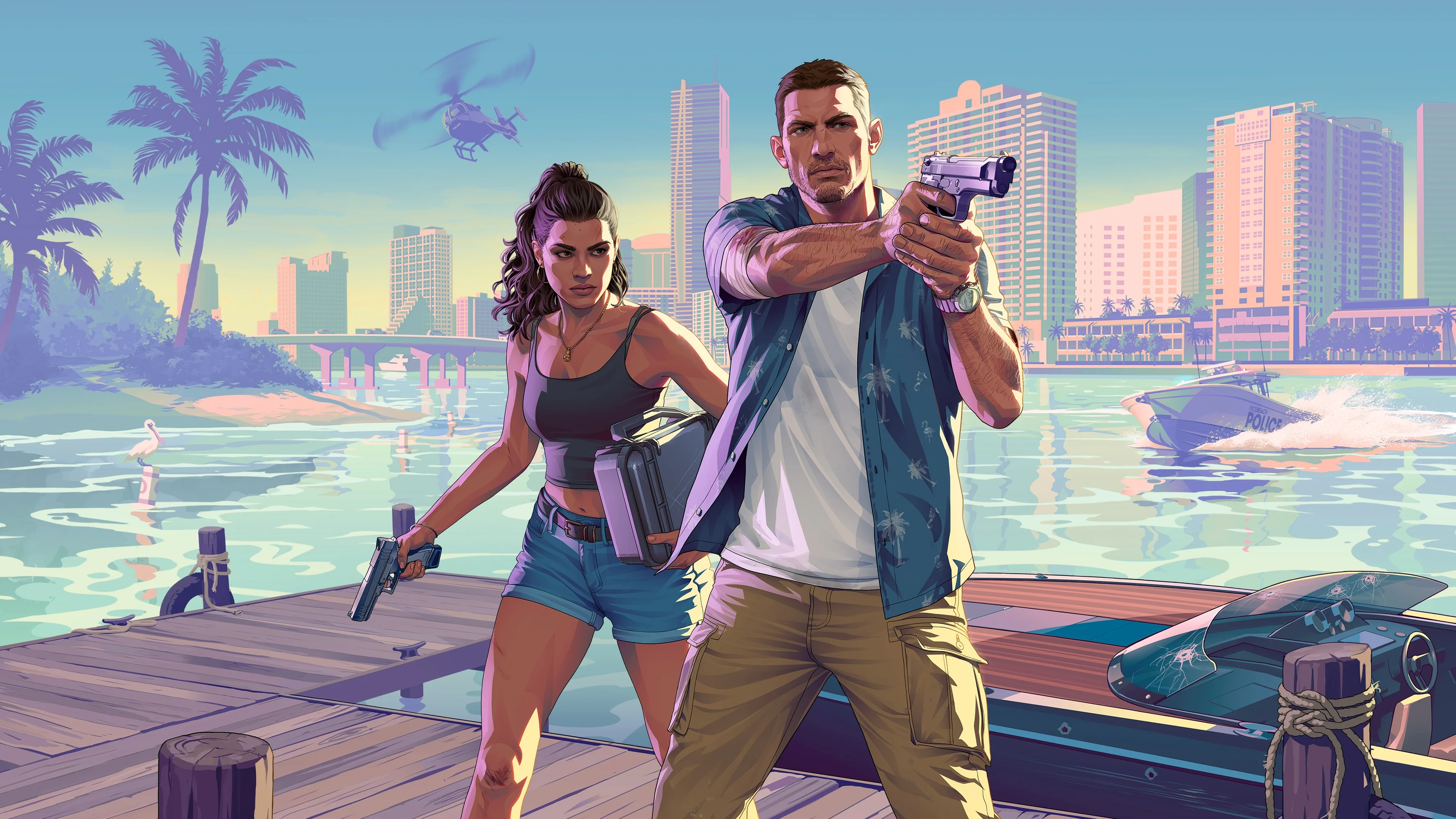 Арт к выходу GTA VI