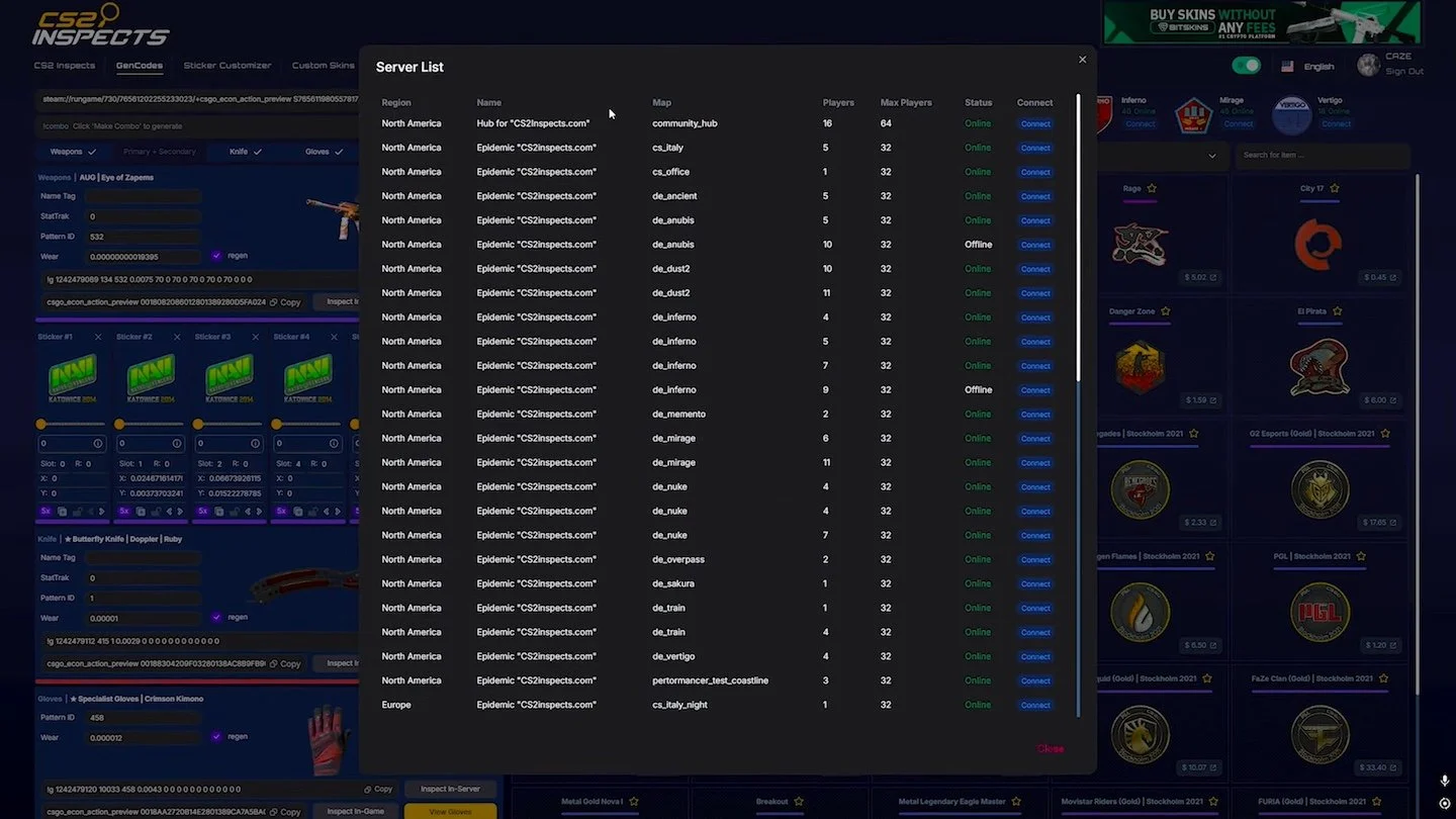 Источник: CAZE GAMING / Скины в CS2