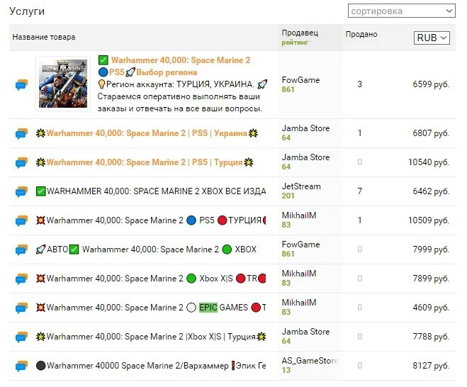 Источник: Плати.ру / Покупка Warhammer 40,000: Space Marine 2 на консолях