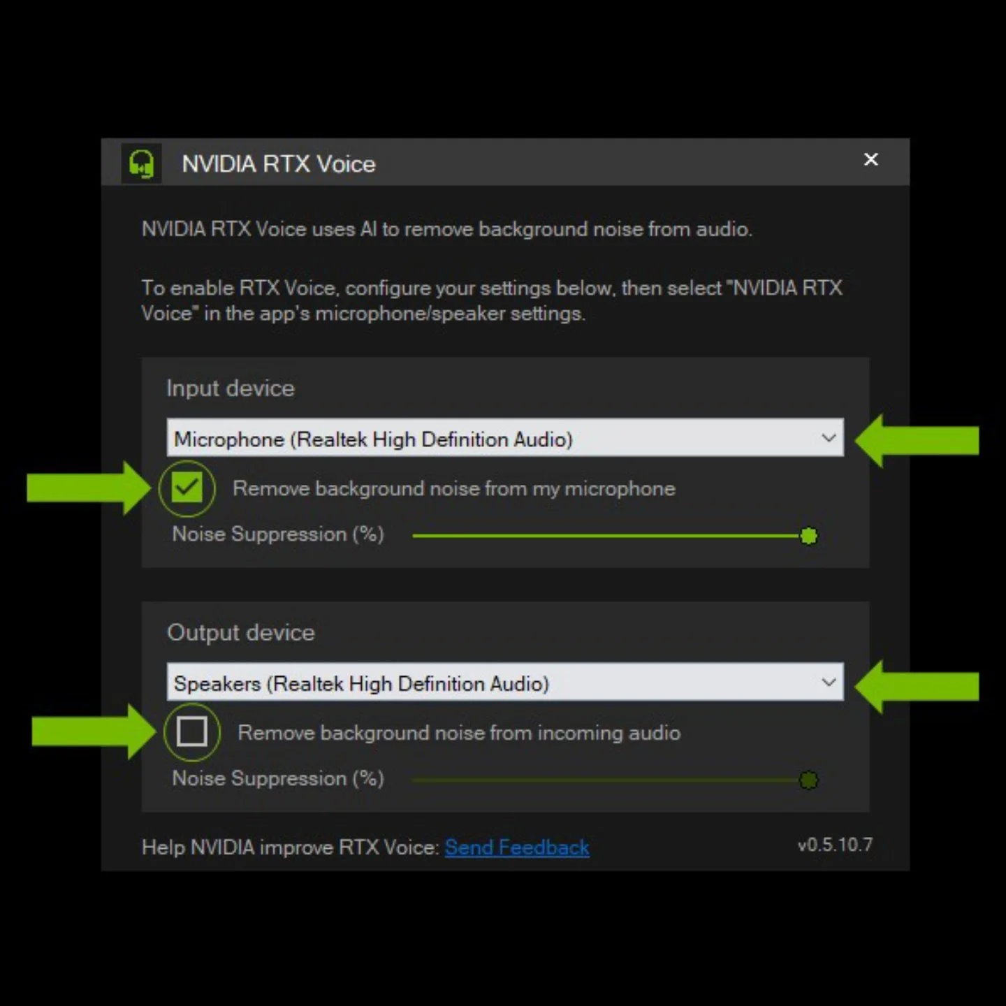 Источник: NVIDIA / Как настроить шумоподавление в RTX Voice