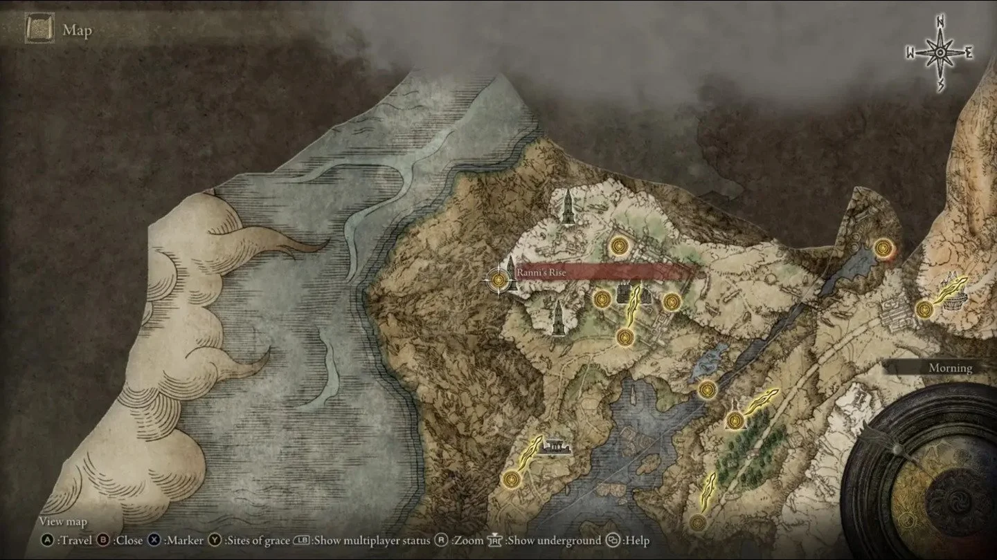 Источник: VG247 / Карта в Elden Ring