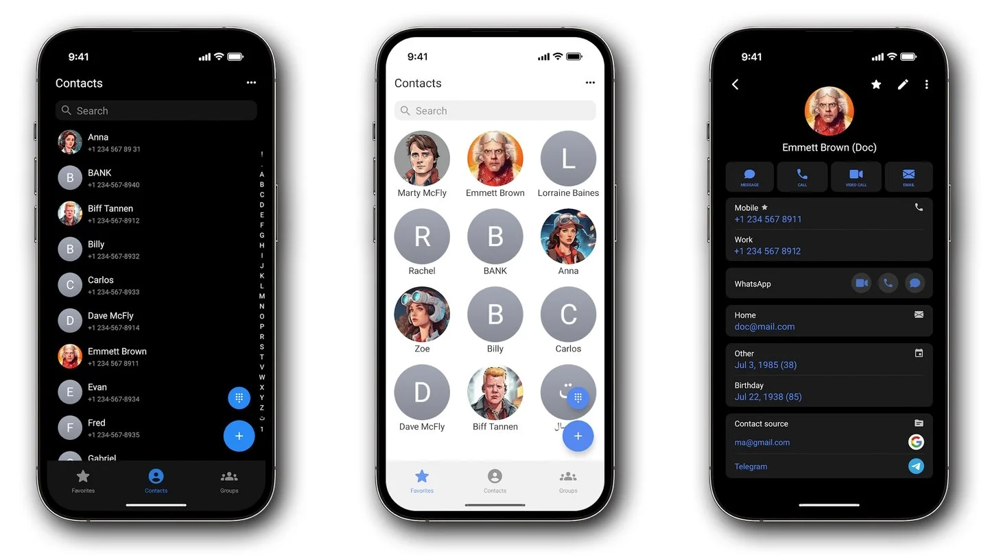 Источник: Google Play / Скриншот Right Contacts
