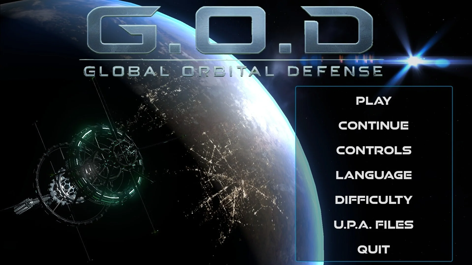 G.O.D. Global Orbital Defense
