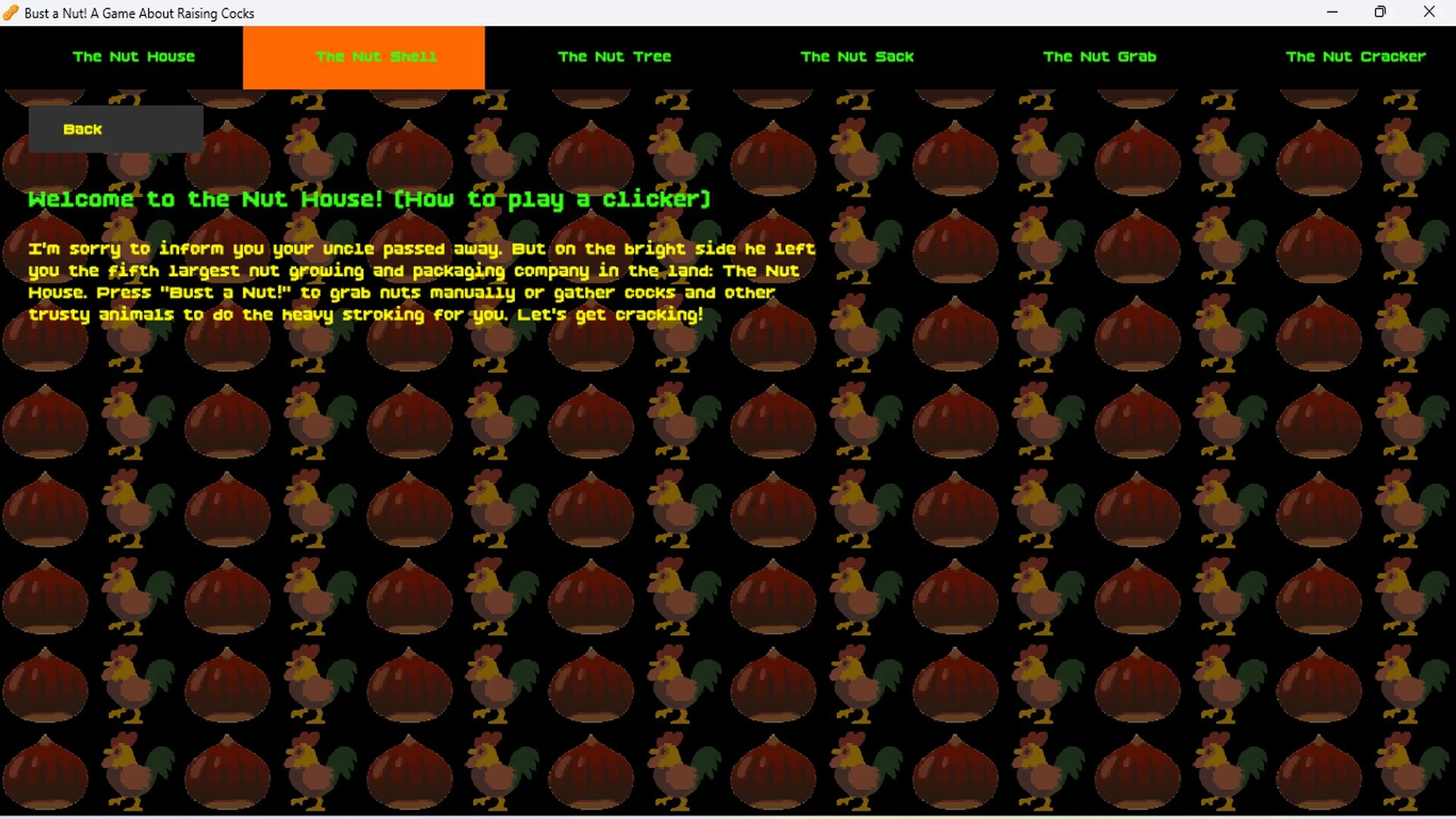 Bust a Nut! A Game About Raising Cocks