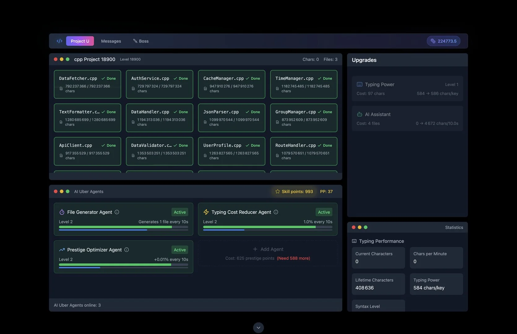 Yet Another Incremental Game (but this time about coding)