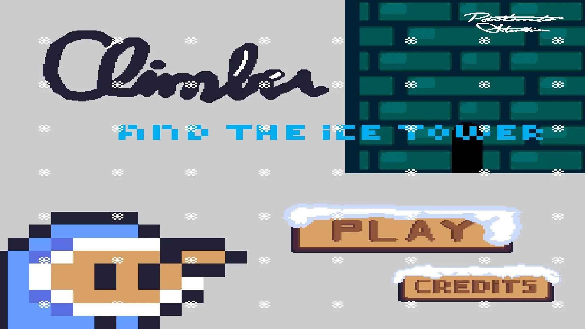 Climber and The Ice Tower