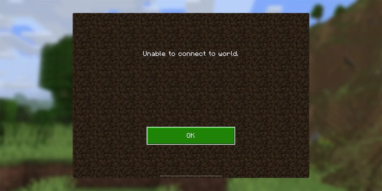 Источник: respawn.media / Ошибка Unable to connect to world