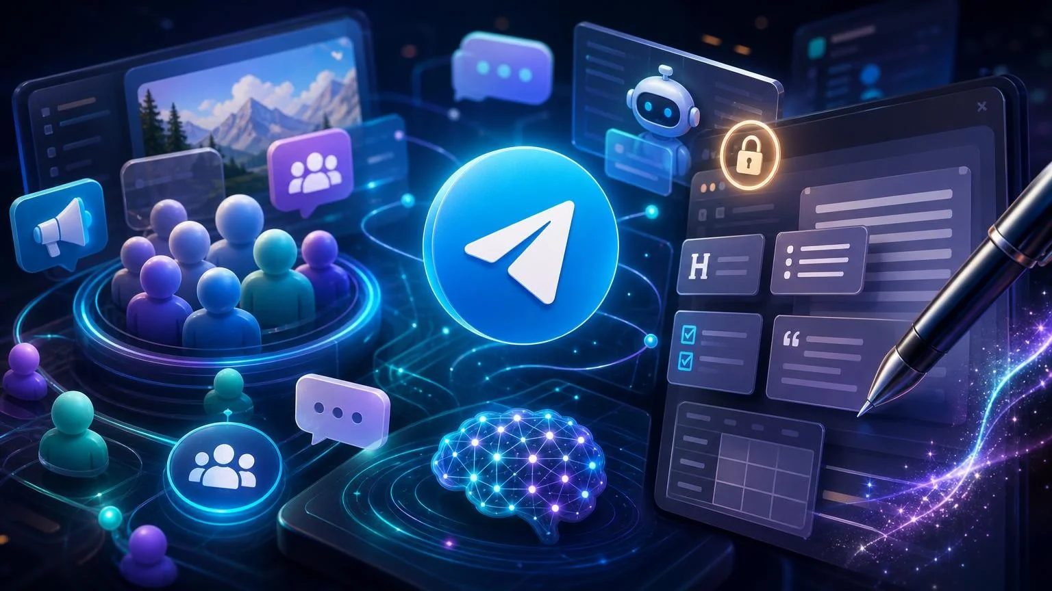 Telegram получил крупное обновление: сообщества, новый редактор и улучшенный ИИ