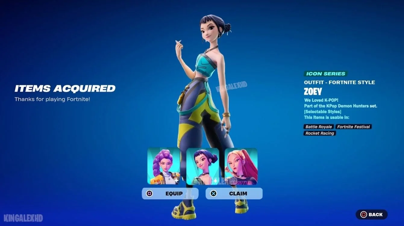 Fortnite x KPop Demon Hunters