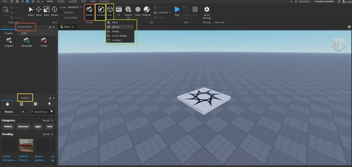 Источник: respawn.media / Инструменты во вкладке Home