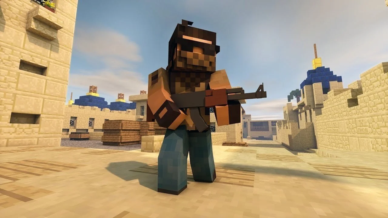 На reddit появилась карта Mirage из CS:GO в мире Minecraft