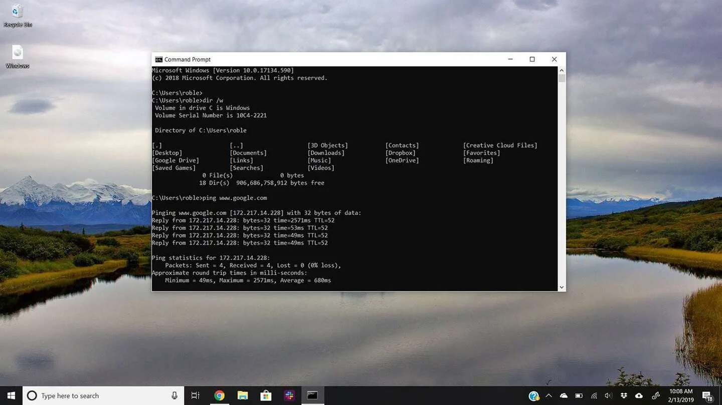 Источник: Lifewire / интерфейс Windows