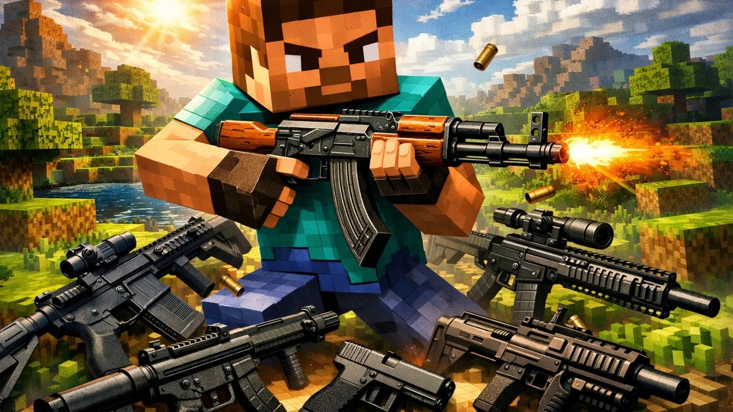 Timeless-мод в Minecraft: огнестрельное оружие с реалистичной анимацией