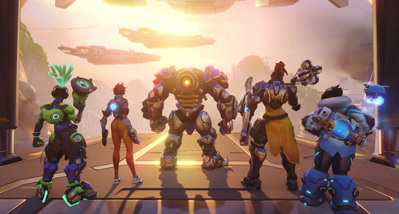 Популярные персонажи из Overwatch 2