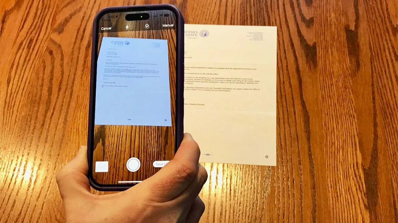 Как сделать скан на iPhone