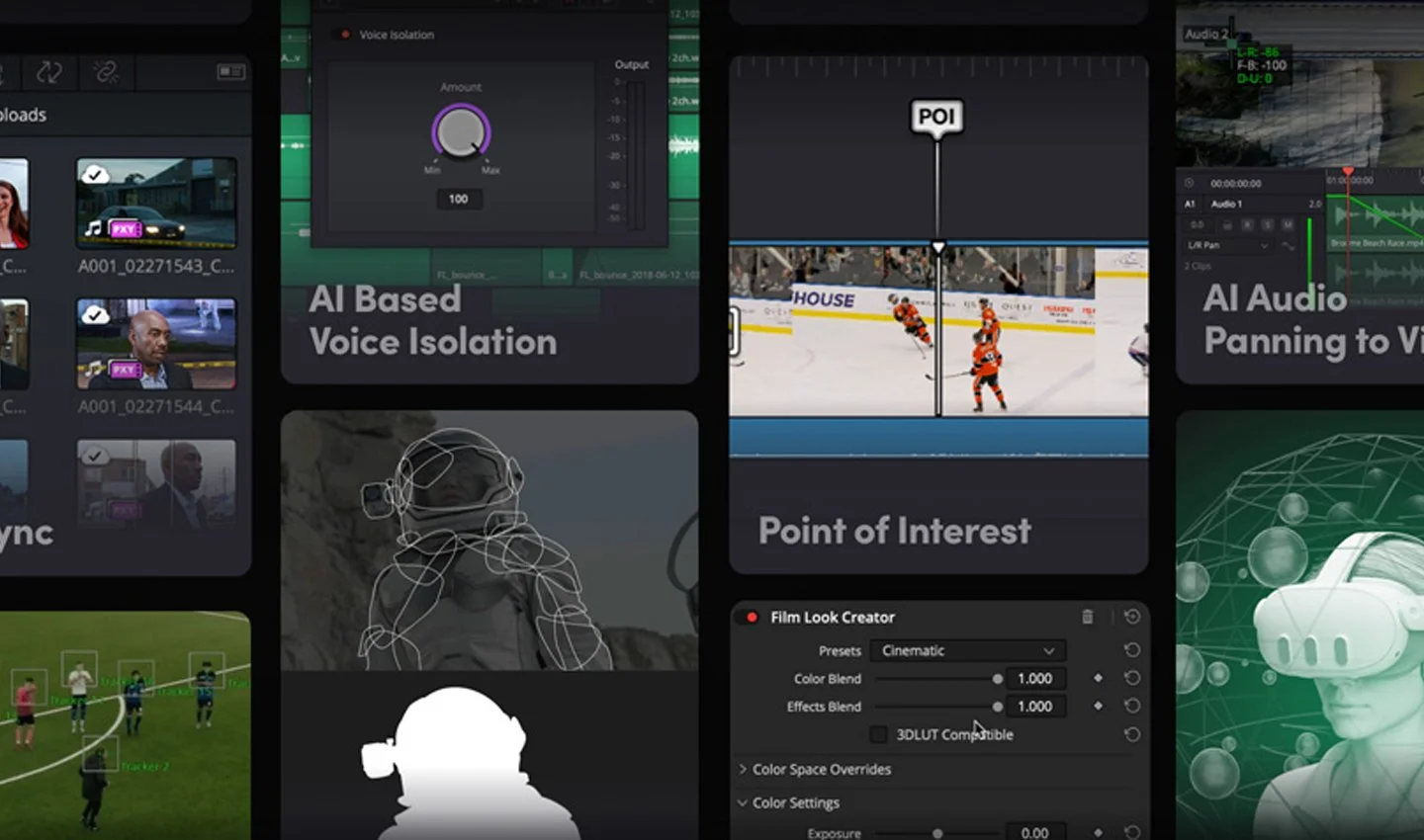 Источник: DaVinci Resolve / Интерфейс DaVinci Resolve