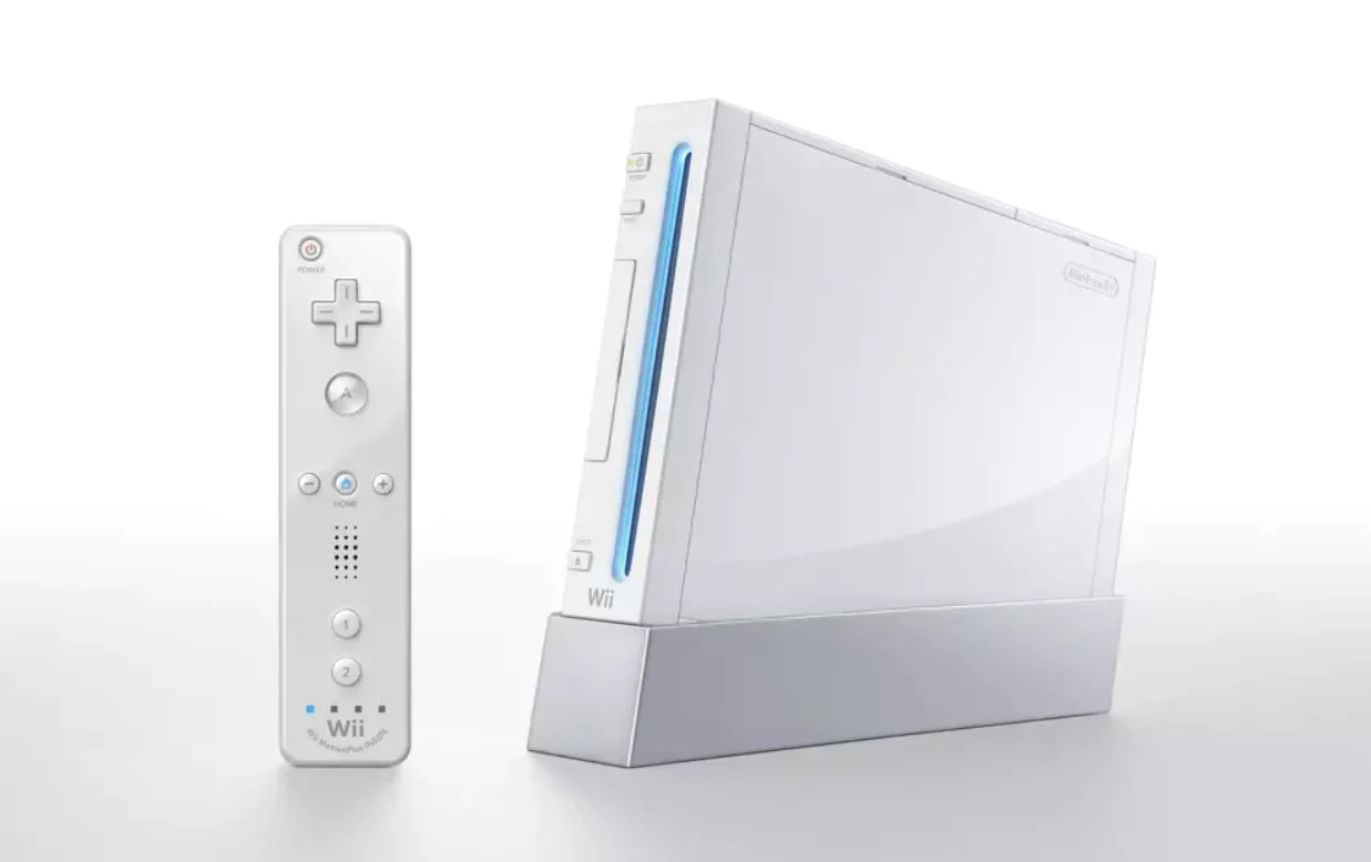 Оригинальная Wii с контроллером