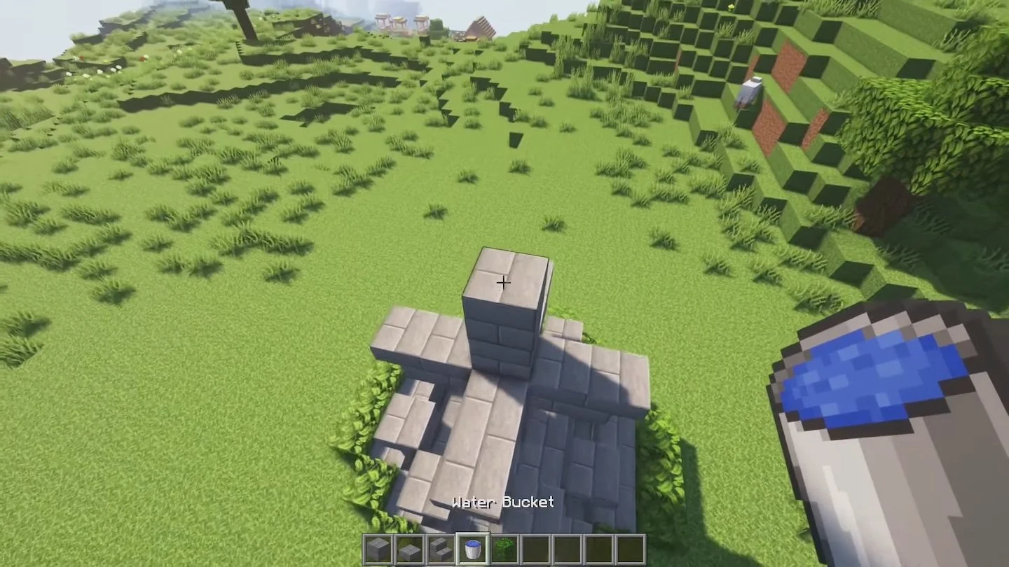 Источник: Flashhaft / Фонтан в Minecraft