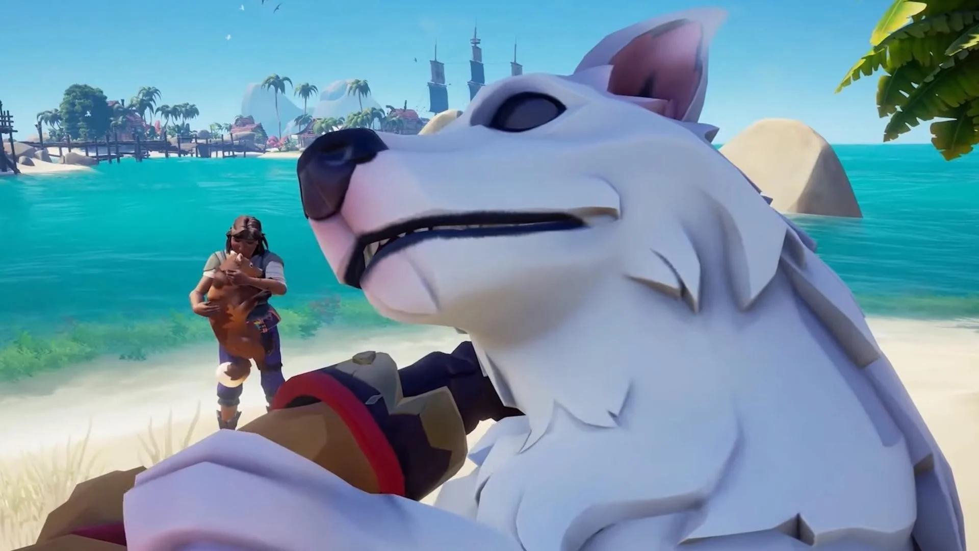 В Sea of Thieves теперь можно завести собаку. Вышло крупное обновление