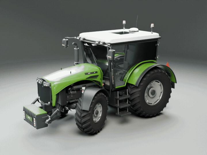 GPT-6 Astra Max полностью анимировал модель трактора в Blender