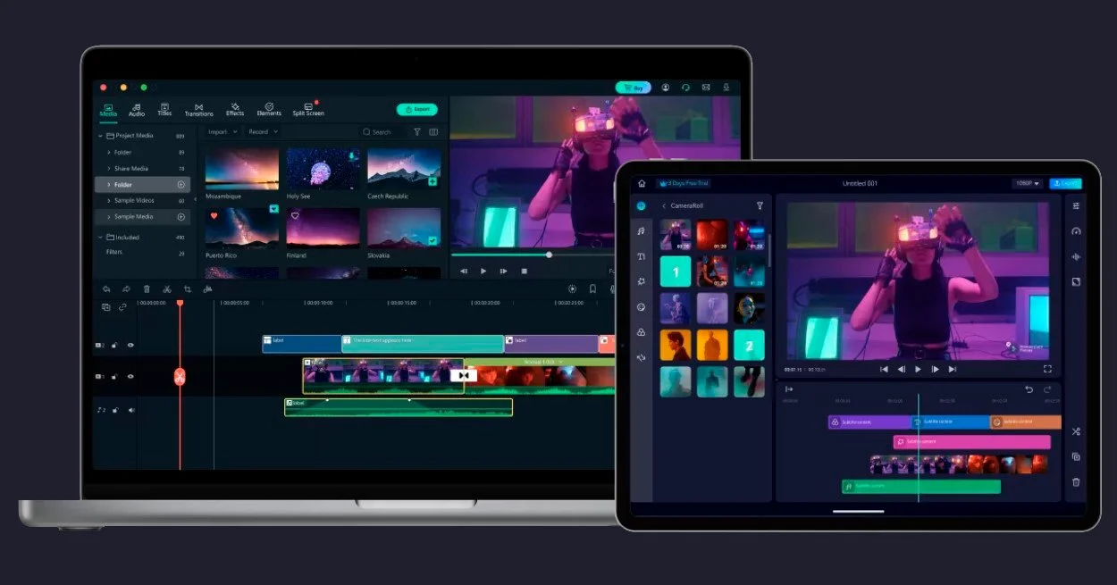 Источник: Wondershare Filmora / Интерфейс приложения Filmora