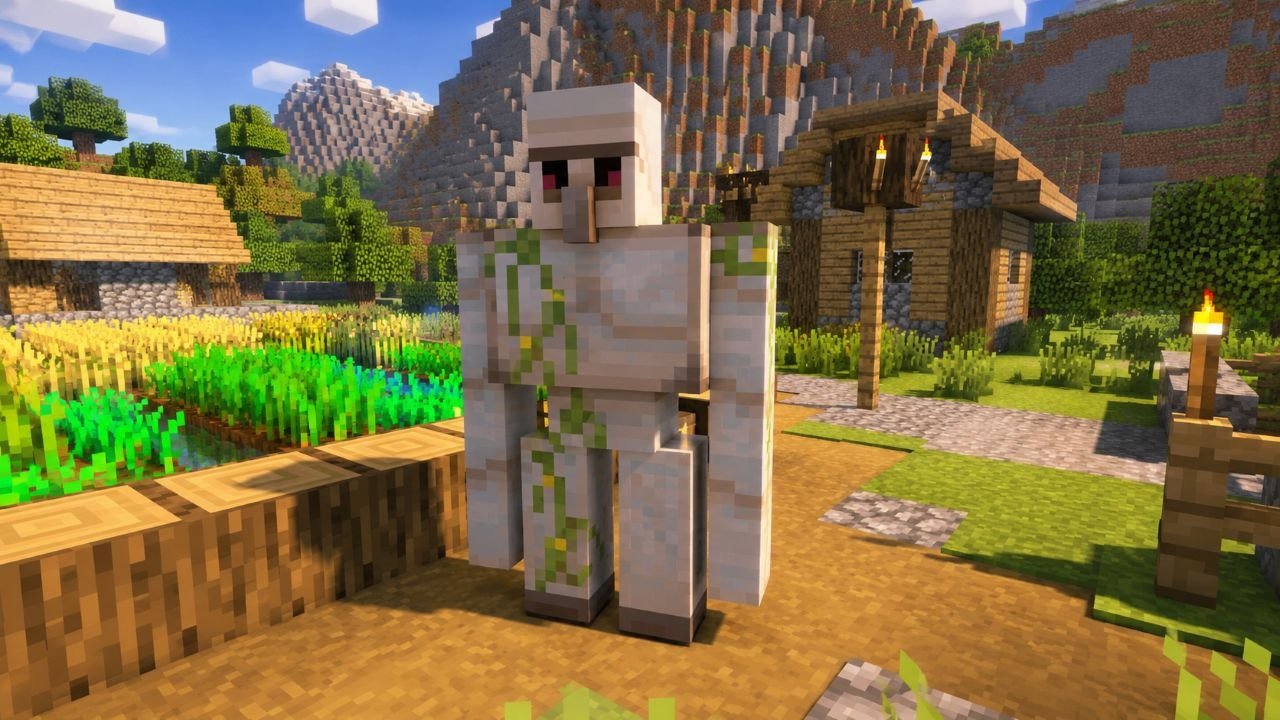 Железный голем в Minecraft 2026: как создать и использовать