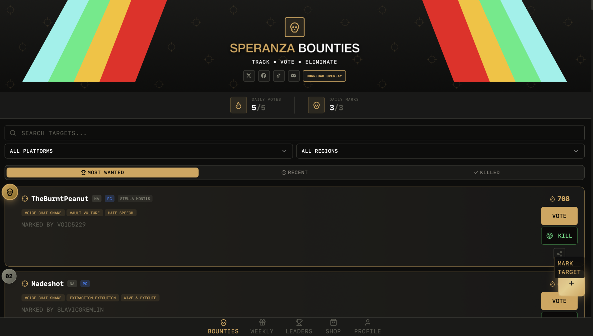 Источник: respawn.media / Speranza Bounties