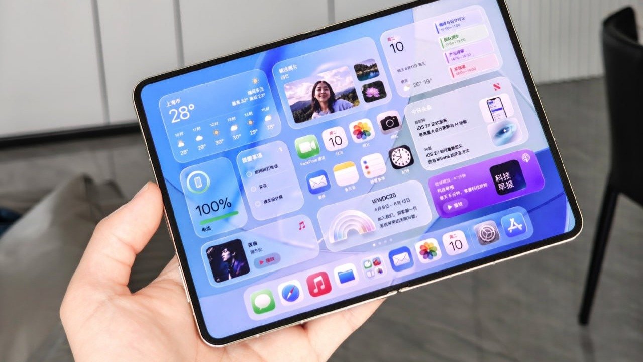Как будет выглядеть новый складной iPhone? В сеть слили предполагаемые рендеры