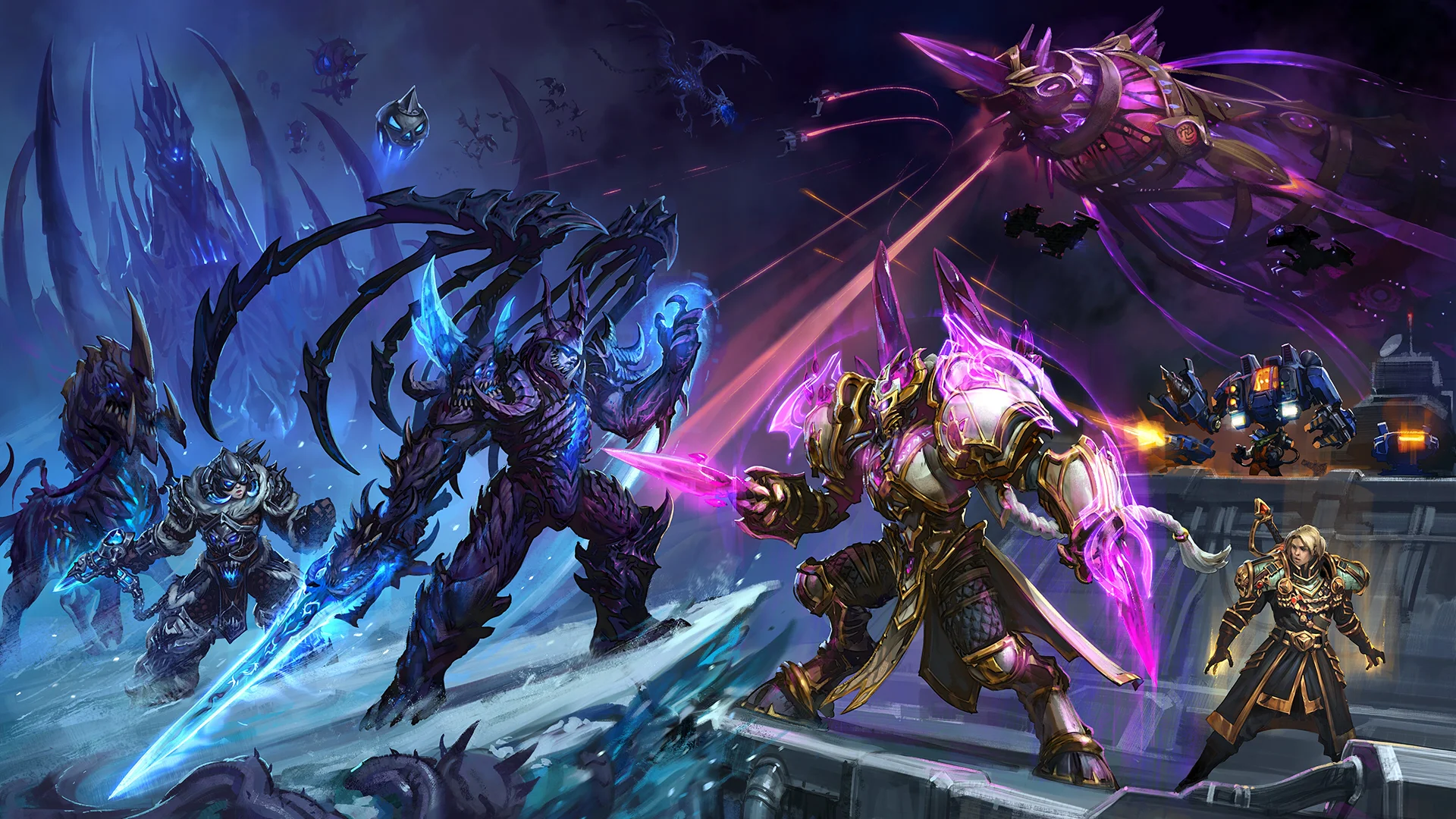 Коллаборация HotS с Starcraft и Warcraft