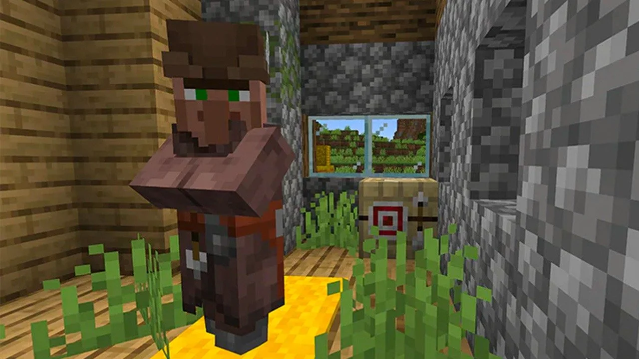 Стол лучника в Minecraft: крафт и использование