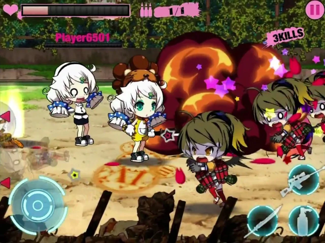Скриншот respawn.media / Zombiegal Kawaii