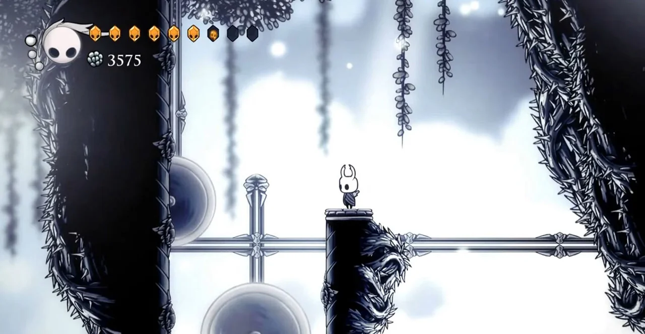 Пилы в Белом Дворце Hollow Knight