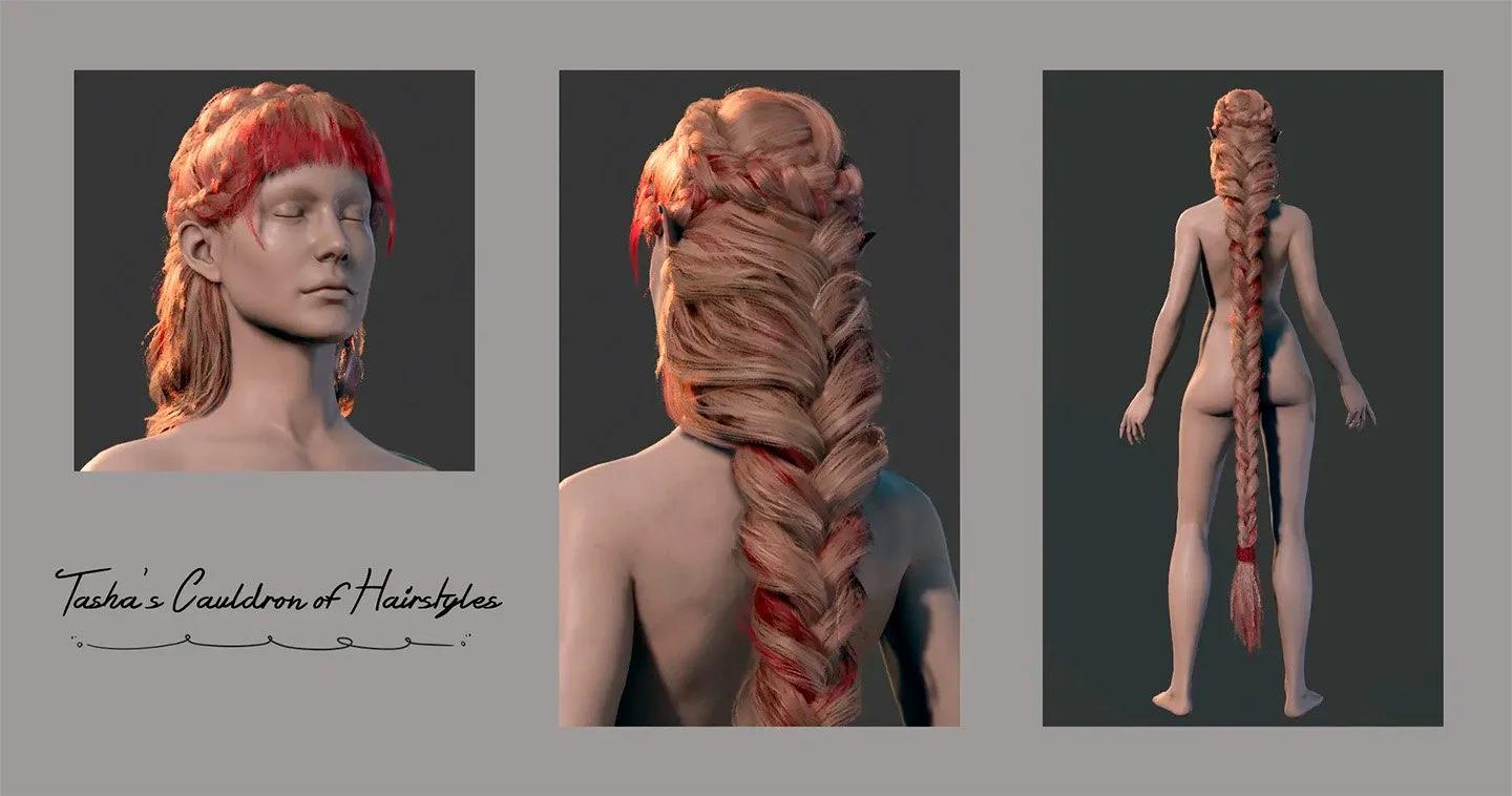 Источник: nexusmods.com / Мод Tasha's Cauldron of Hairstyles