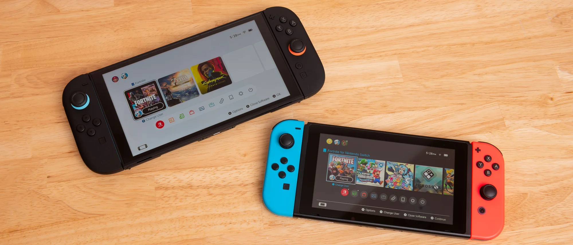 Nintendo Switch 2 и Nintendo Switch 1