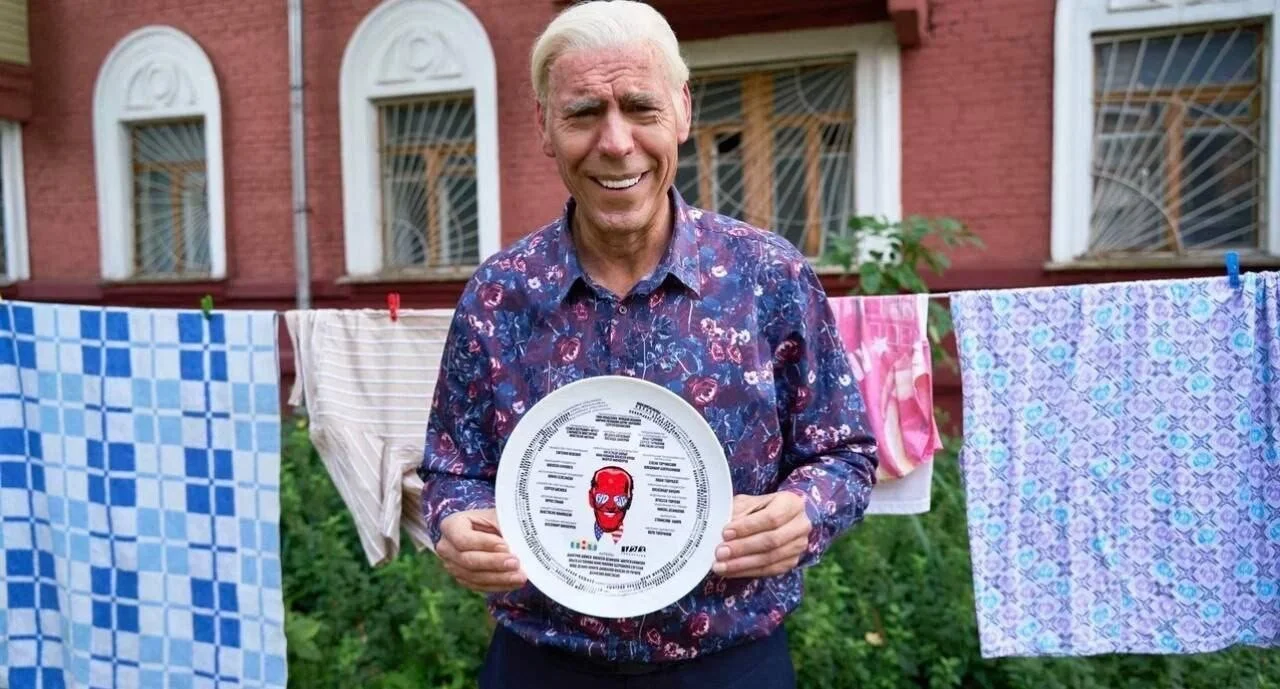 Источник: ТНТ / Дмитрий Дюжев в образе Джо Байдена