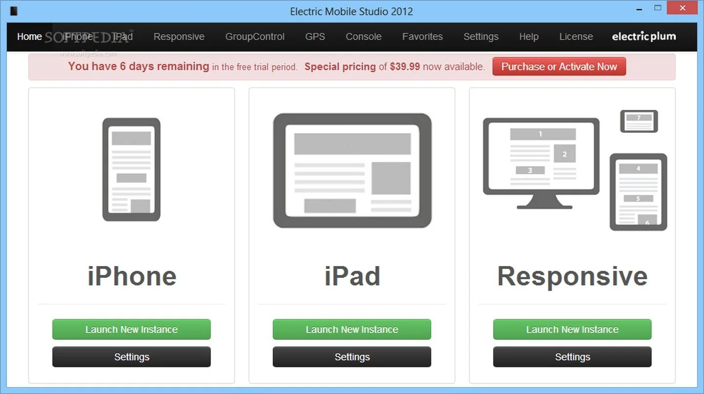 Источник: Softpedia / Скриншот Electric Mobile Studio