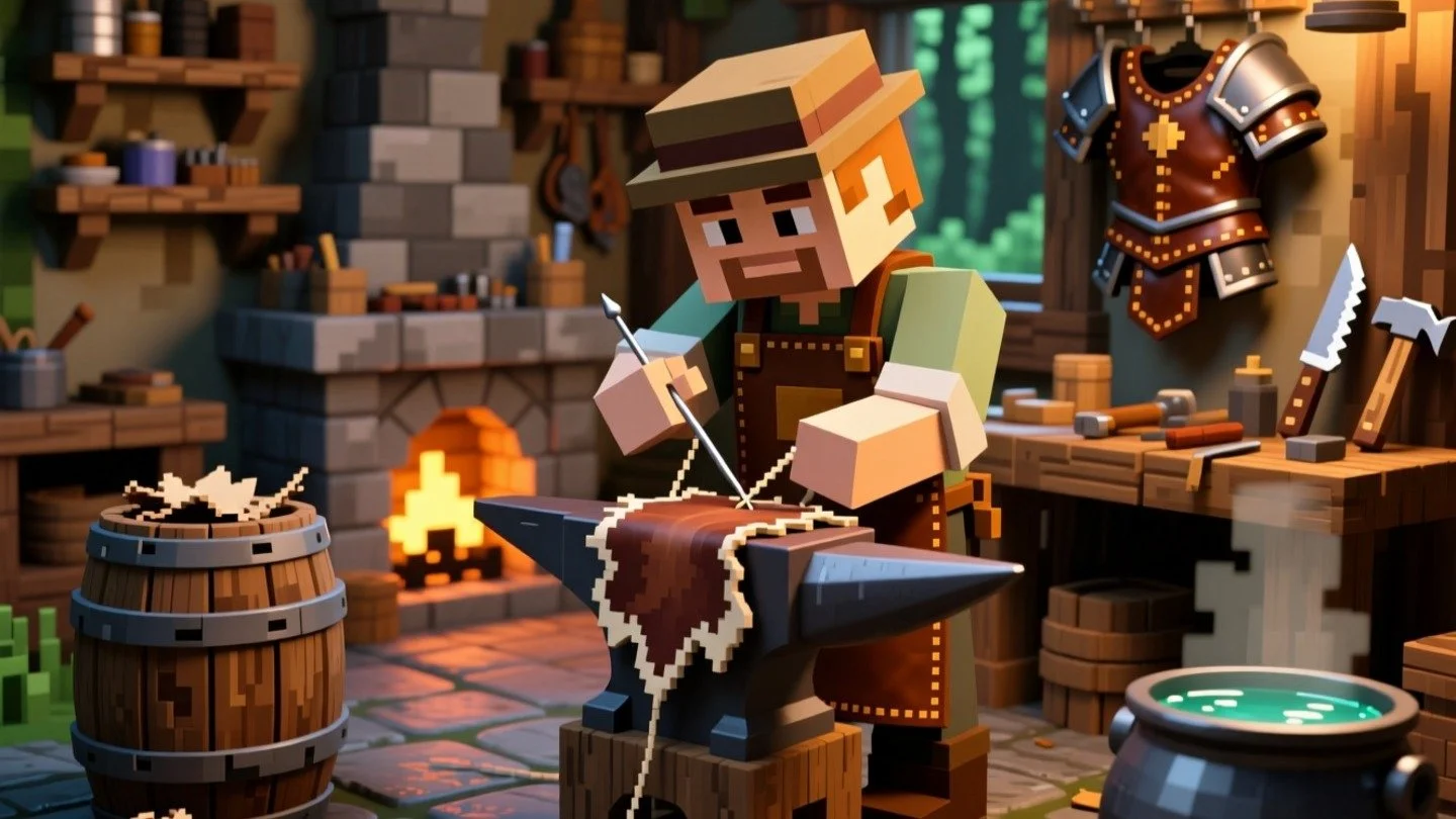 Гайд на кожевника в Minecraft