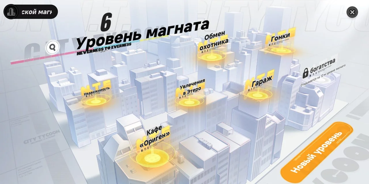 Уровень магната в NTE