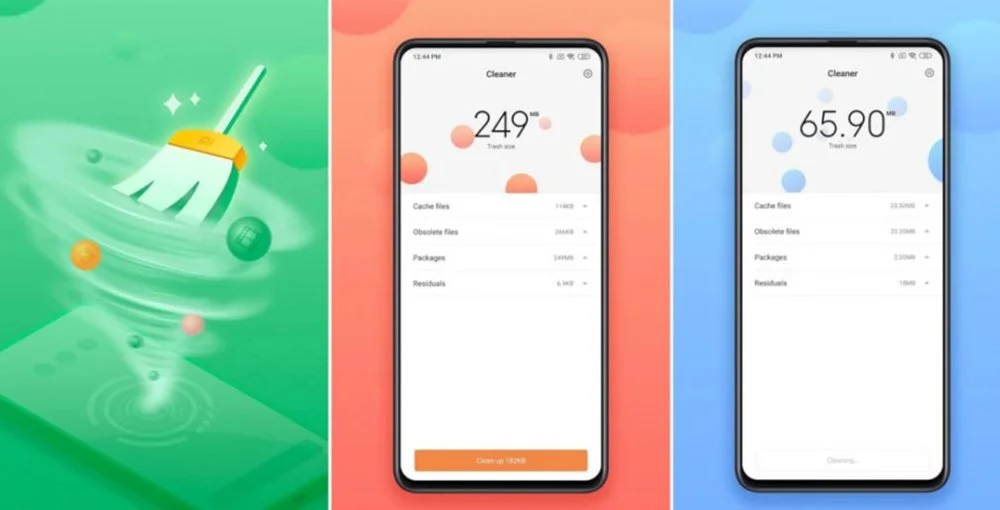 Источник: FoneArena / Интерфейс приложения Очистка в MIUI