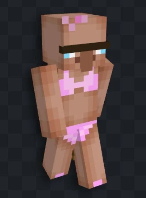 Источник: скриншот respawn.media / Смешные скины для девочек в Minecraft