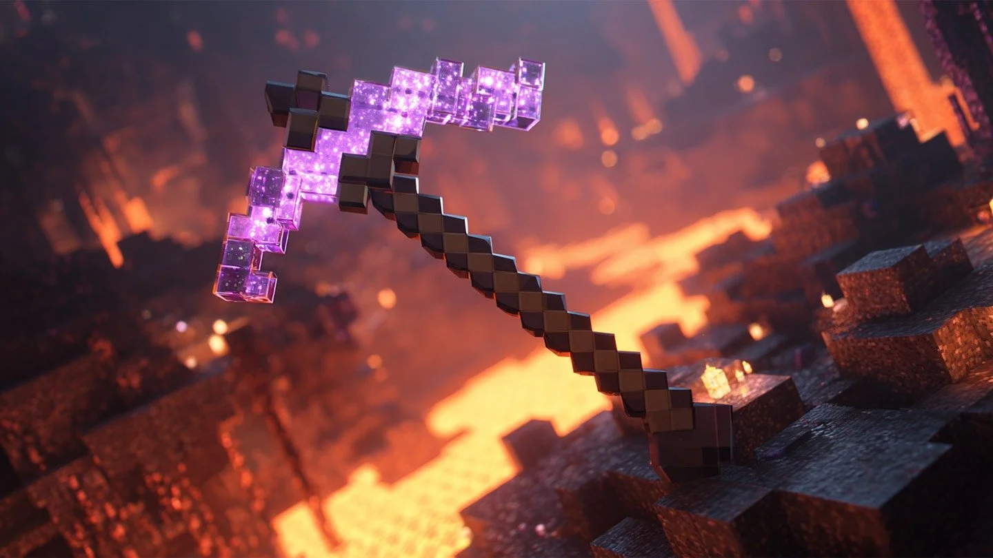 Как сделать незеритовую кирку в Minecraft