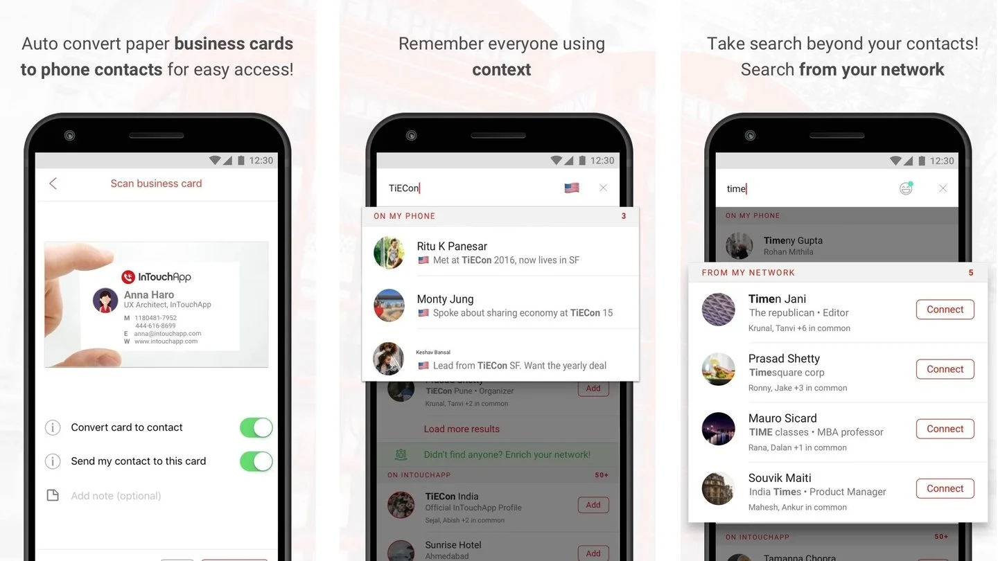 Источник: Google Play / Скриншот InTouch Contacts & Caller ID