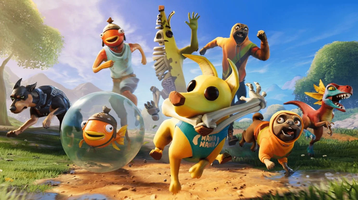 Спутники в Fortnite