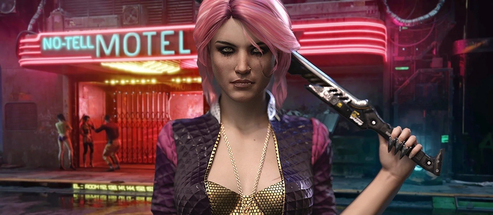 Цири из "Ведьмака 3" в стиле Cyberpunk 2077 – фан-арт от the-no-lifer