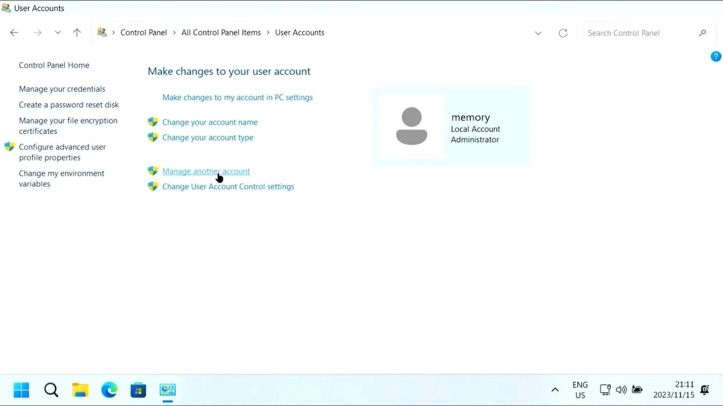 Источник: Memory's Tech Tips / Управление пользователями в Windows 10