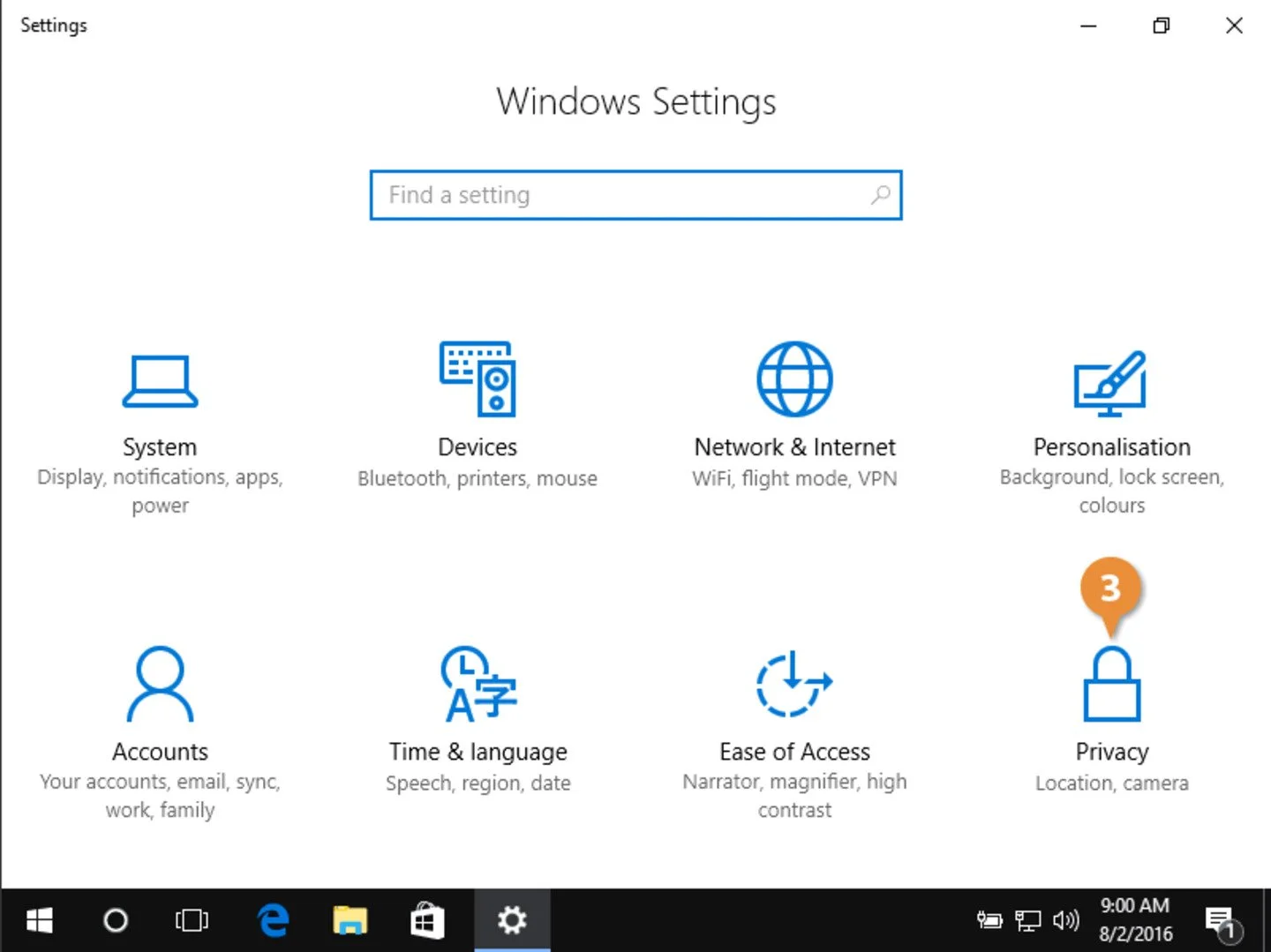 Источник: customguide / Windows 10