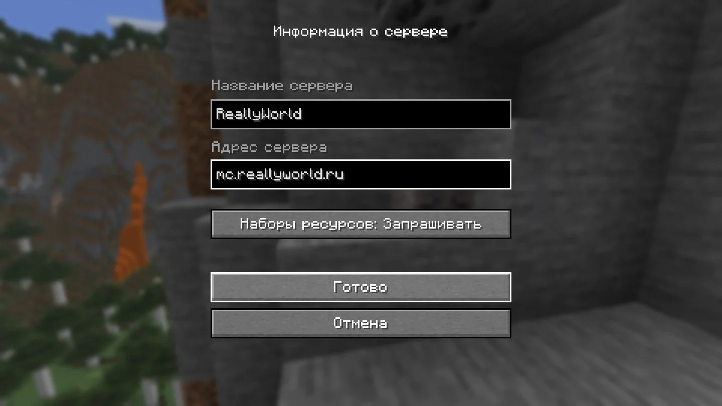 Источник: respawn.media / Подключение к ReallyWorld