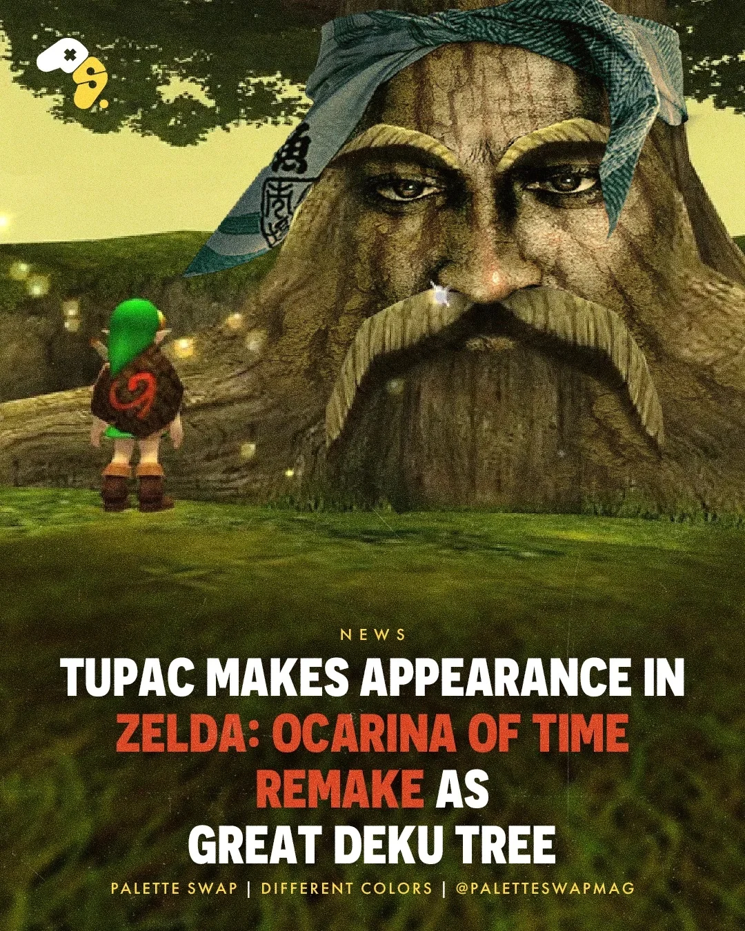 Шутливая новость про Тупака в ремейке The Legends of Zelda: Ocarina of Time