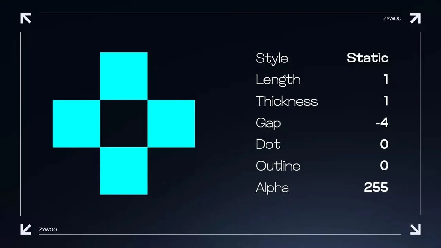 Прицел ZywOo / Источник: skin.club