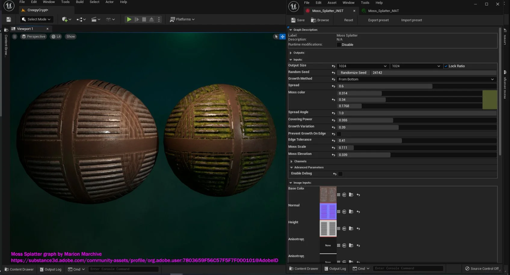 Настройка поведения материалов в Adobe Substance 3D